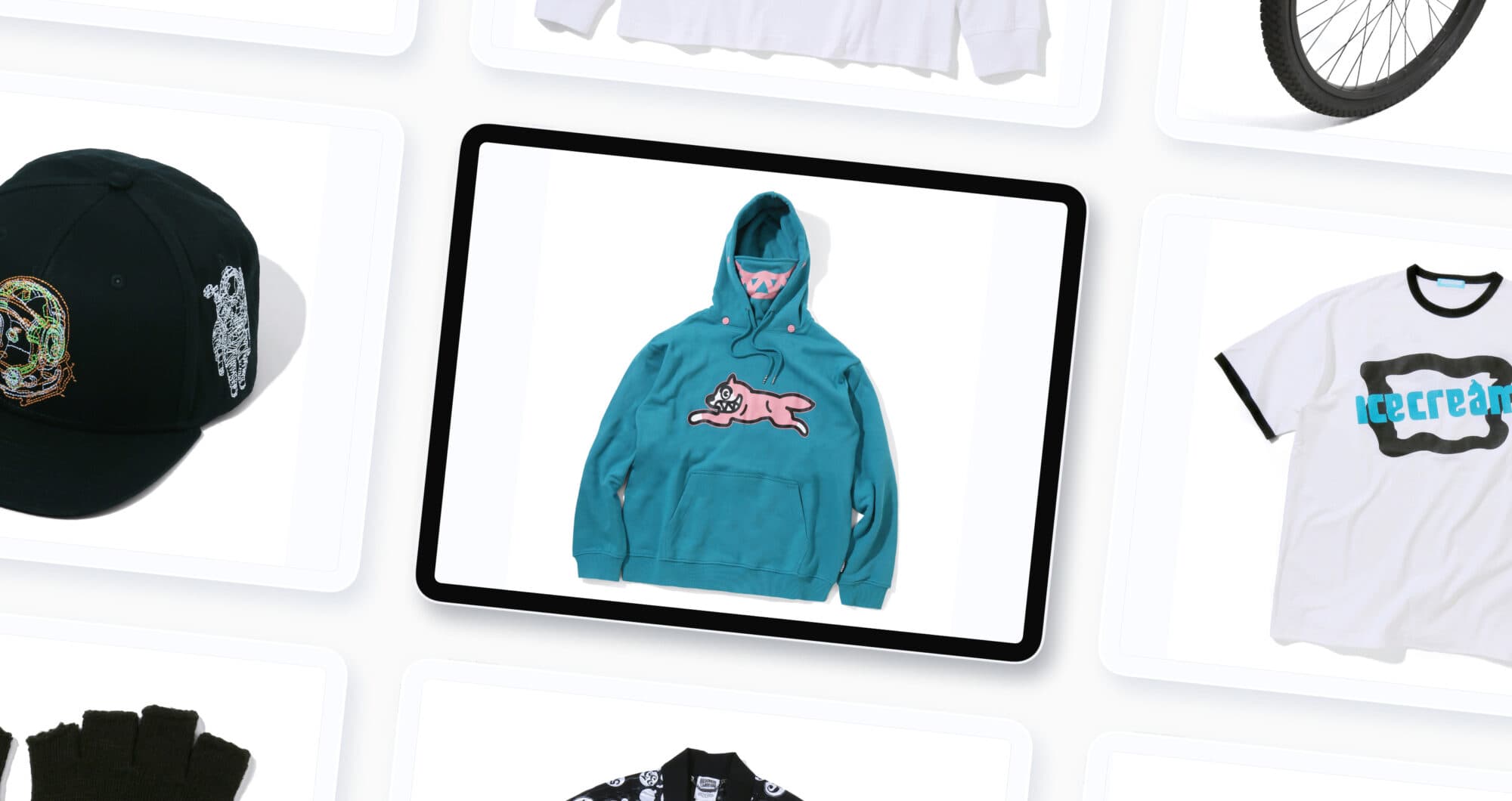 BILLIONAIRE BOYS CLUB<br>ICECREAM<br>OFFICIAL ONLINE STORE