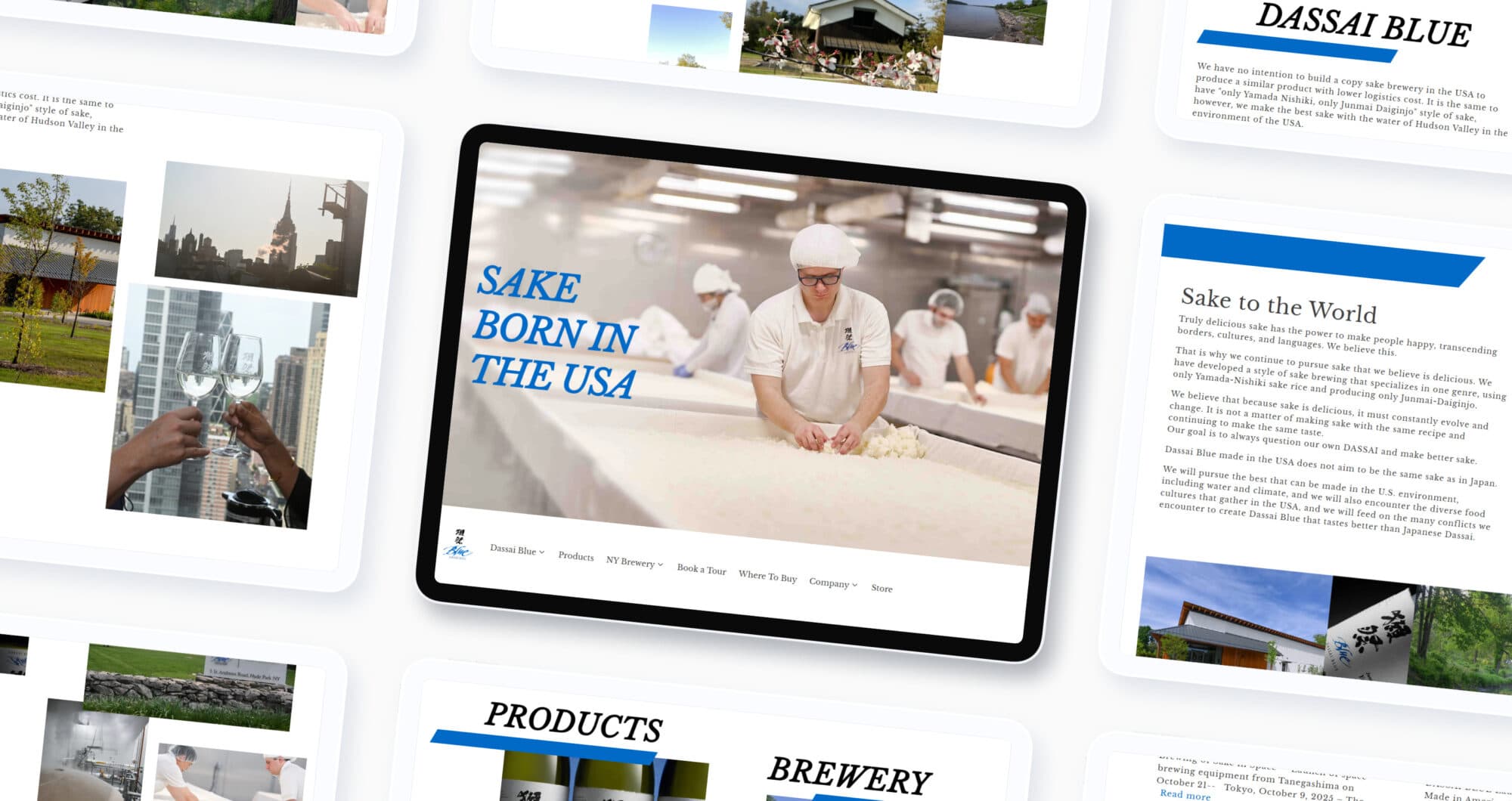 Dassai Blue: Refined Sake,<br>USA Crafted